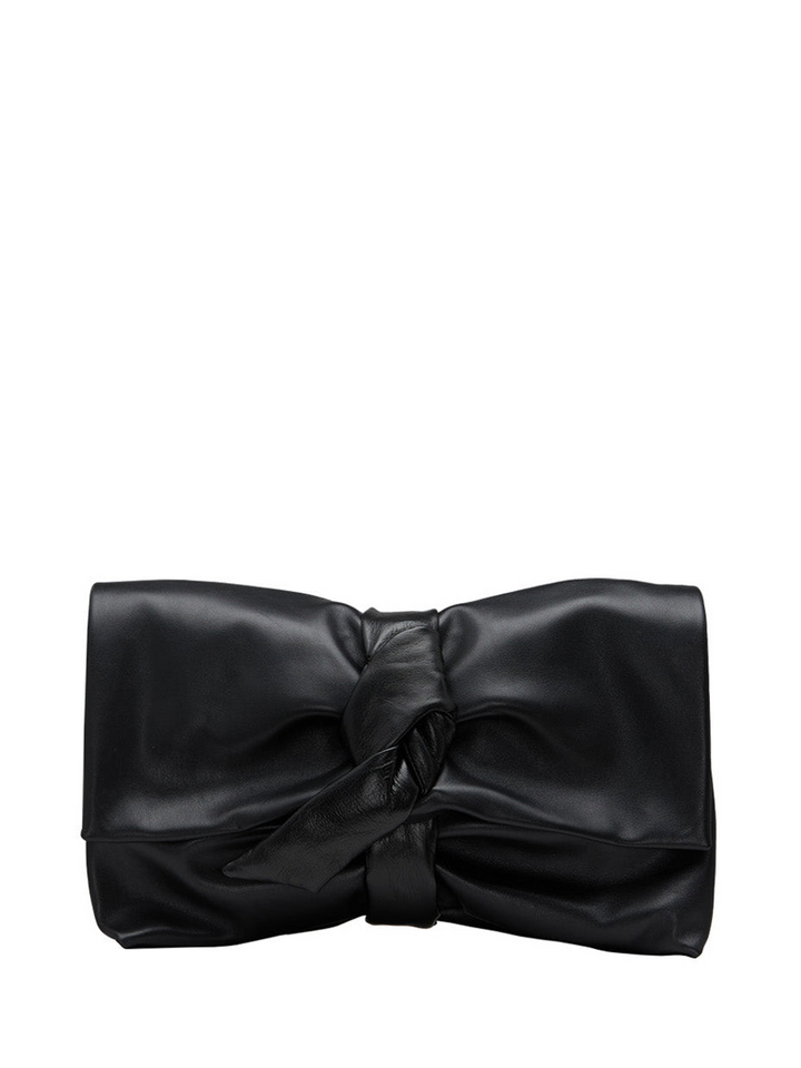 Dries-Van-Noten-Bow-Leather-Shoulder-Bag