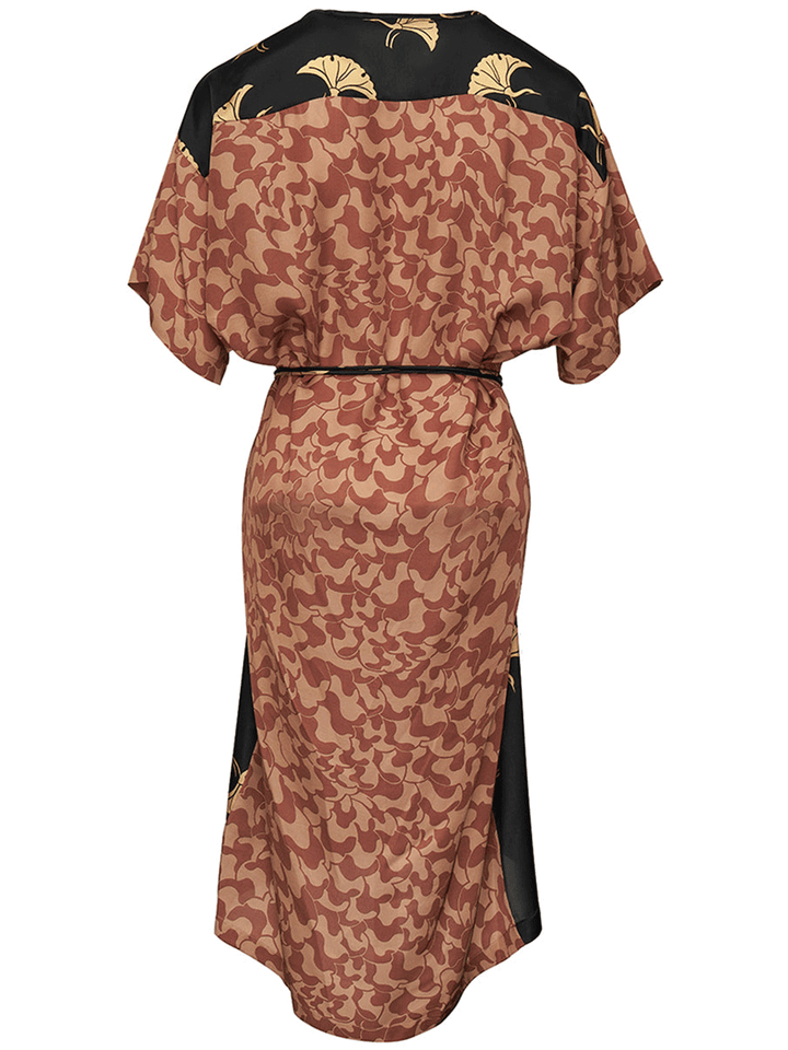 Dries-Van-Noten-Fluid-Silk-Satin-Printed-Dress-Black-2