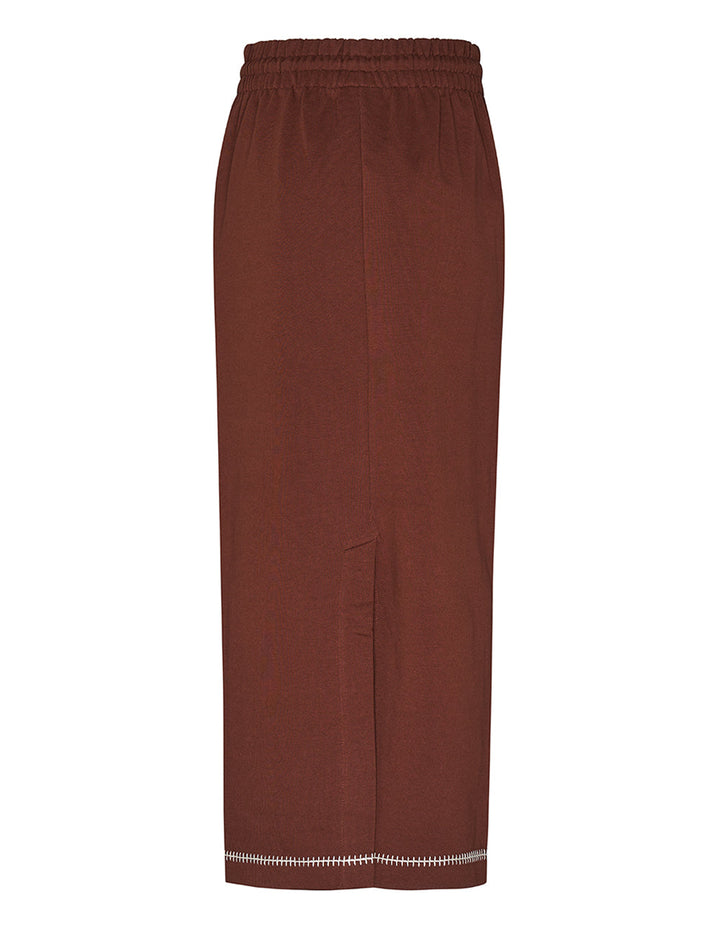 Dries-Van-Noten-Sweatshirt-Pencil-Skirt-Brown-2