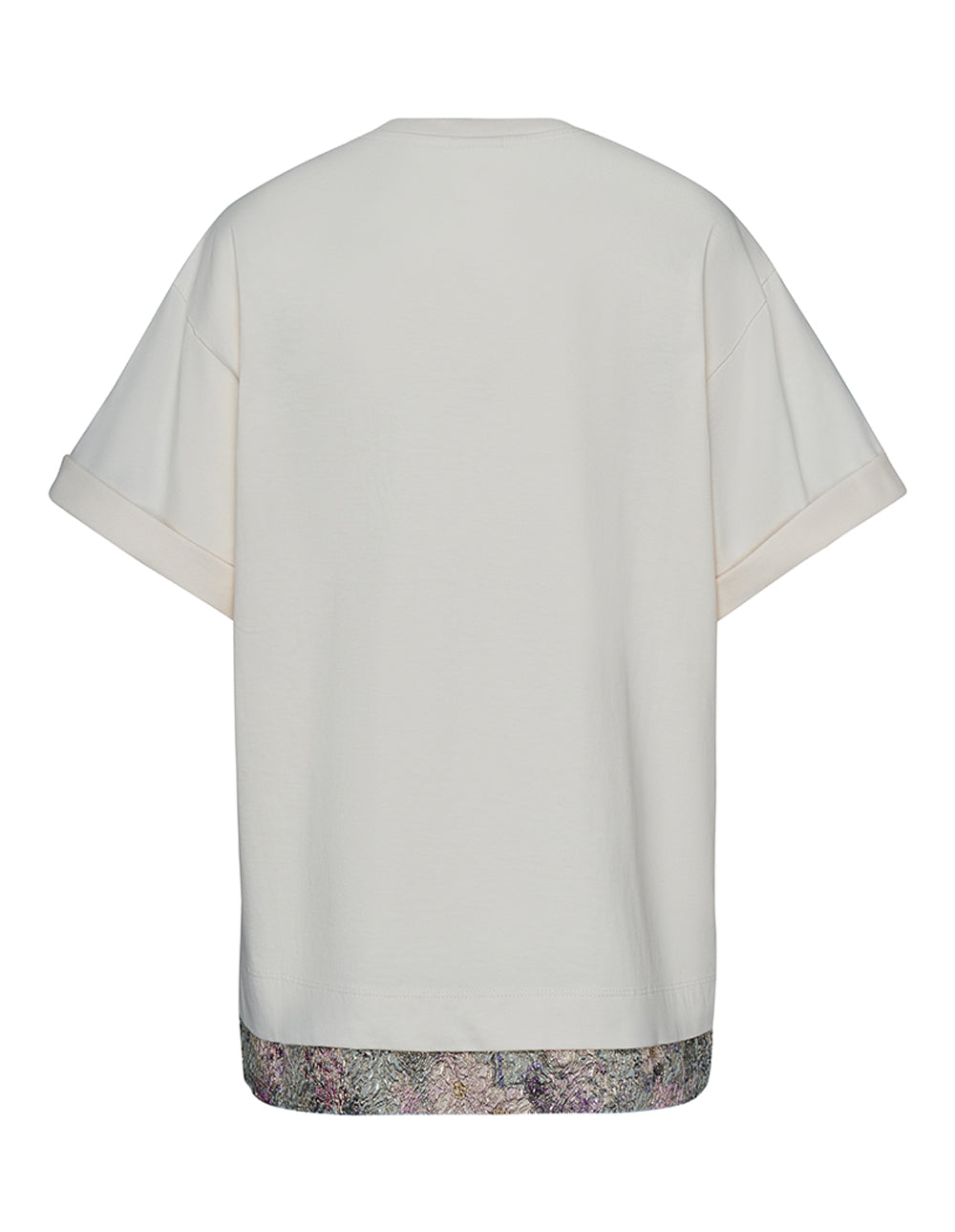 Dries-Van-Noten-T-Shirt-With-Raw-Edge-Seams-Tow-Beige-2