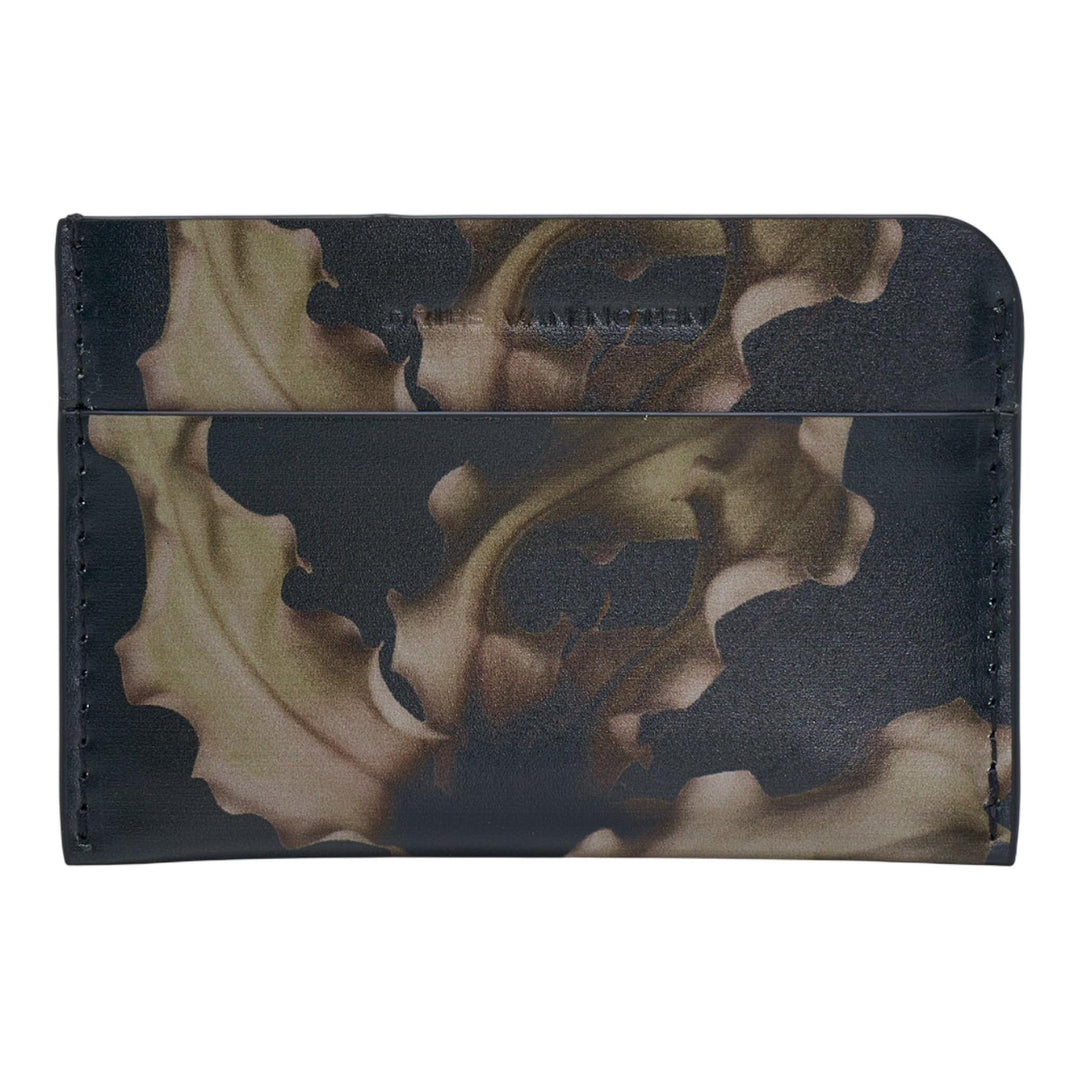 Club21 - Dries Van Noten - Calf Leather Card Wallet - CREDIT CARD SLIP - Khaki