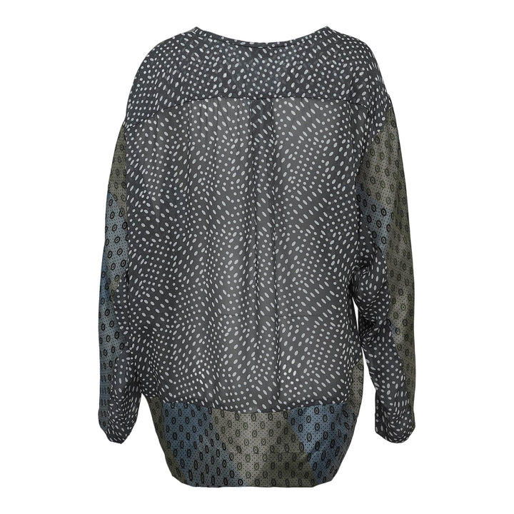 Club21 - Dries Van Noten - Loose Fit Asymetrical Top - WOVEN TOPS - Green