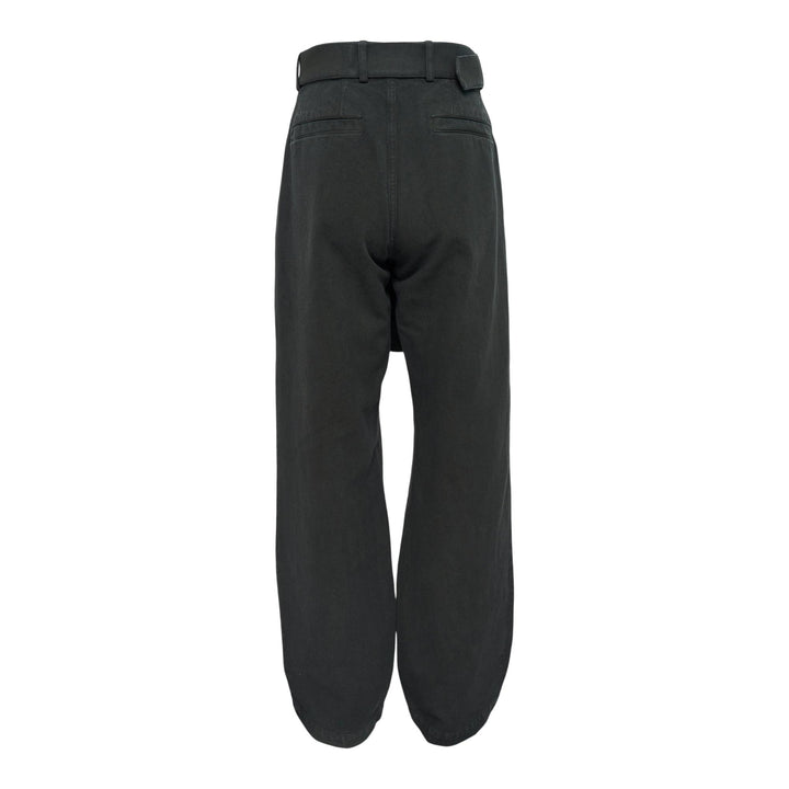Club21 - Dries Van Noten - Overdye Compact Twill Cotton Pants - PANTS - Charcoal