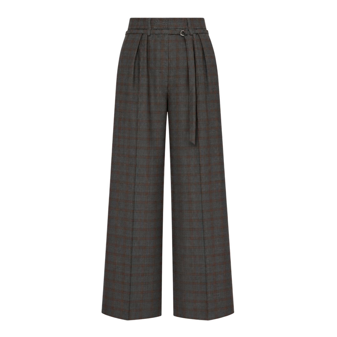 High Waisted Wide Leg Trousers