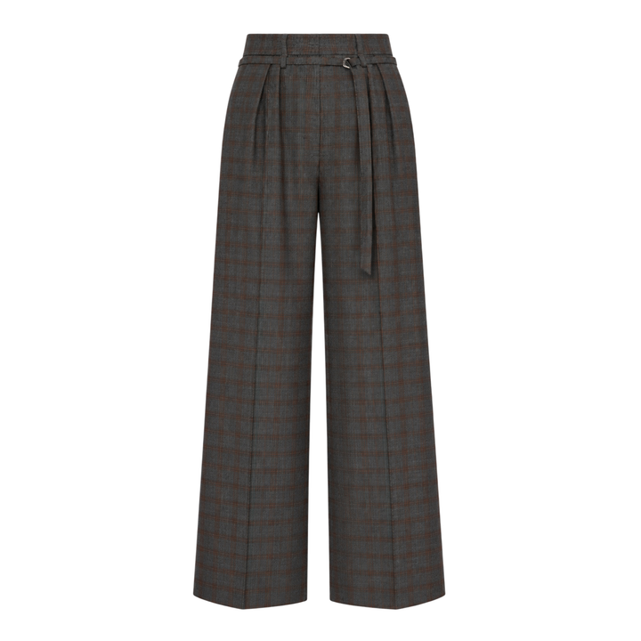 High Waisted Wide Leg Trousers