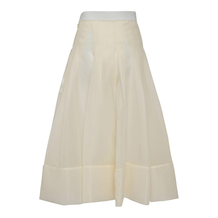 Club21 - ENFOLD - Sheer Flared Skirt - SKIRTS - Off-White