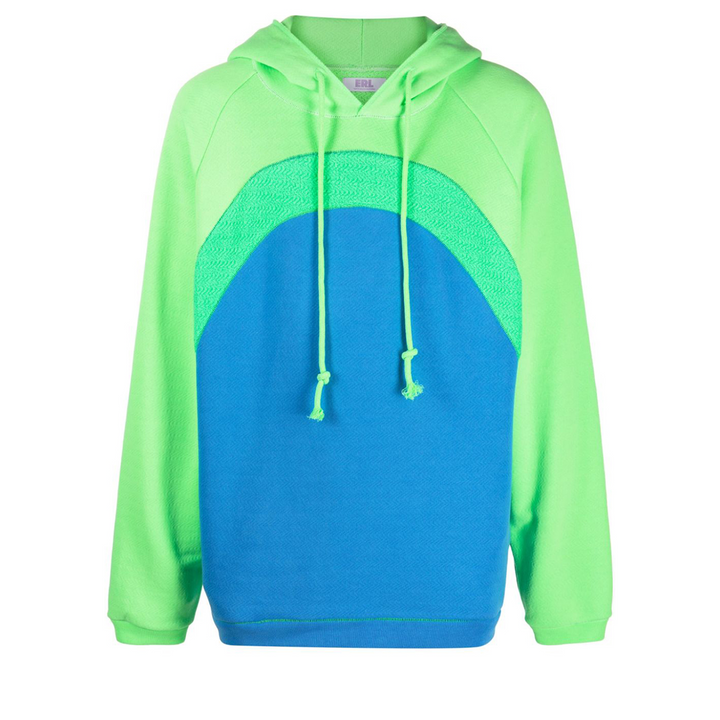 유니섹스 레인보우 후디 니트