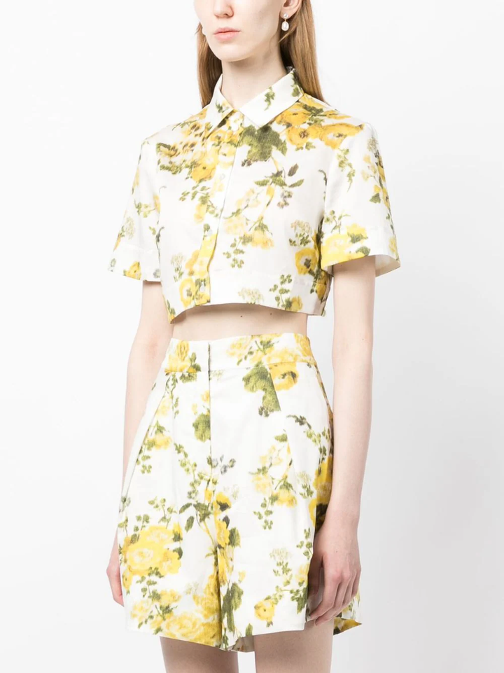 Erdem Afrodite Top Yellow 3