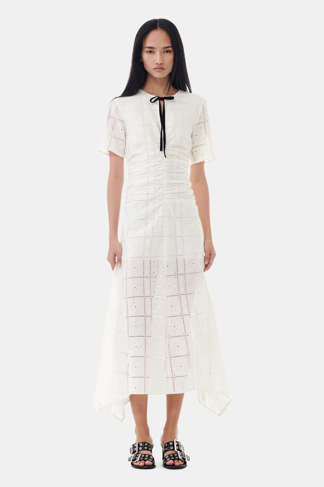 Light Broderie Anglaise Long Dress