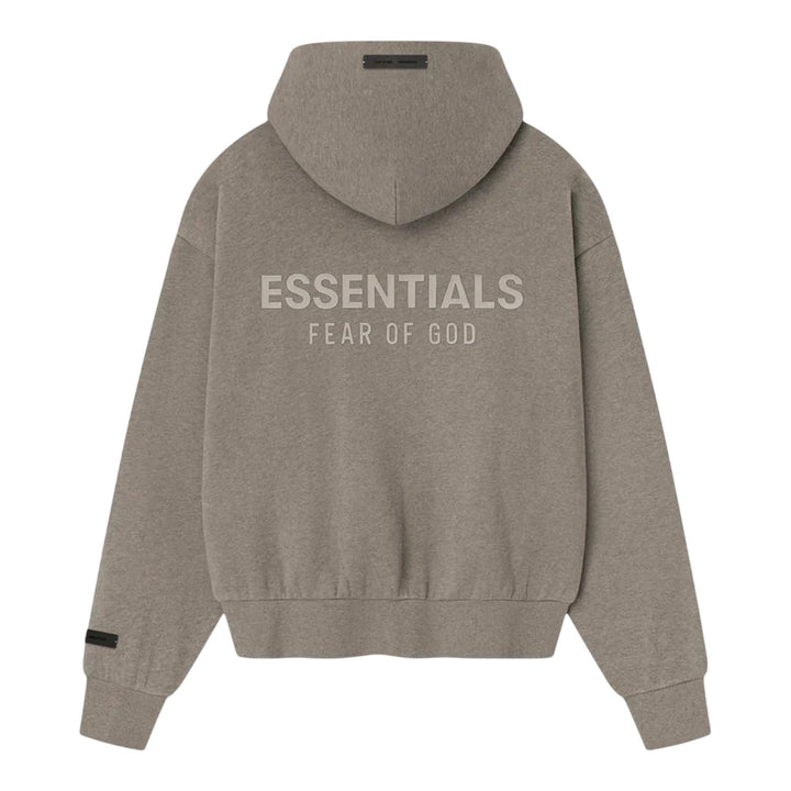 Club21 - Fear of God ESSENTIALS - Classic Fit Fleece Zip-Up Hoodie - SWEATERS - Grey