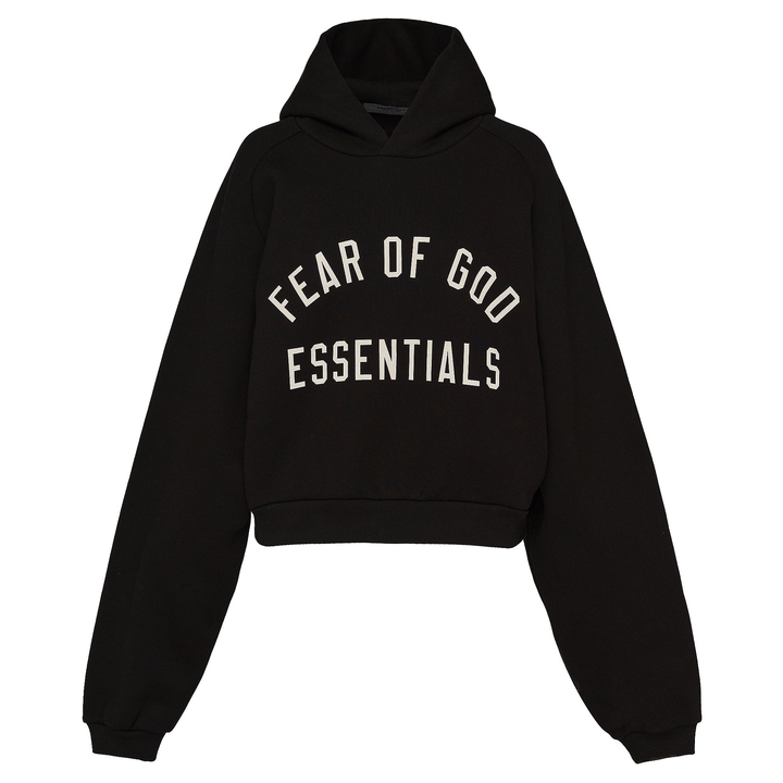 Fear_of_God_ESSENTIALS_Fleece_Cropped_Hoodie_Black