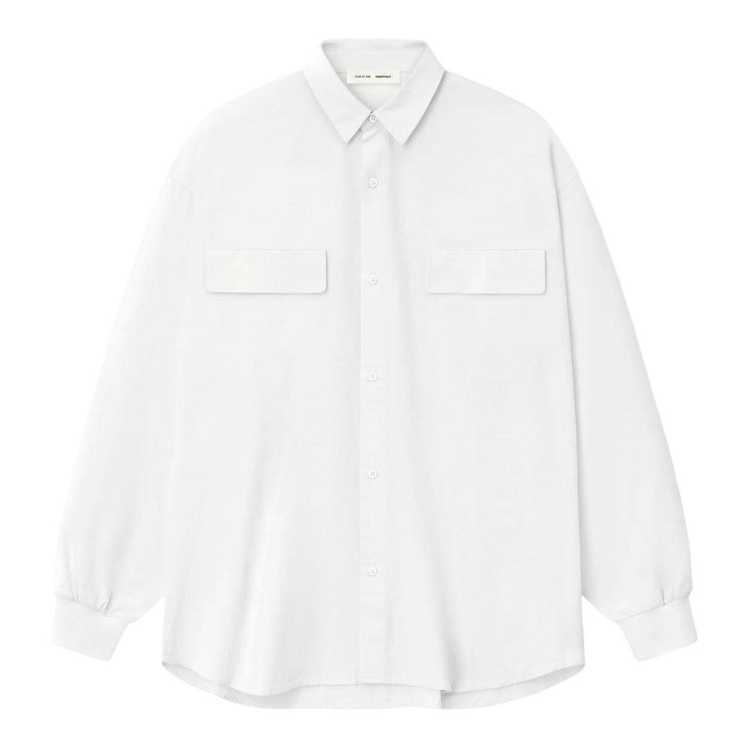 Club21 - Fear of God ESSENTIALS - Oxford Shirt - SHIRTS - White