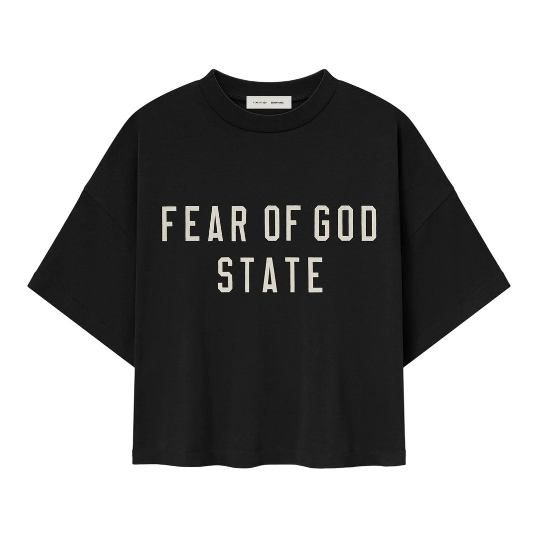 Club21 - Fear of God ESSENTIALS - Womens Boxy Tee - TEES - Black