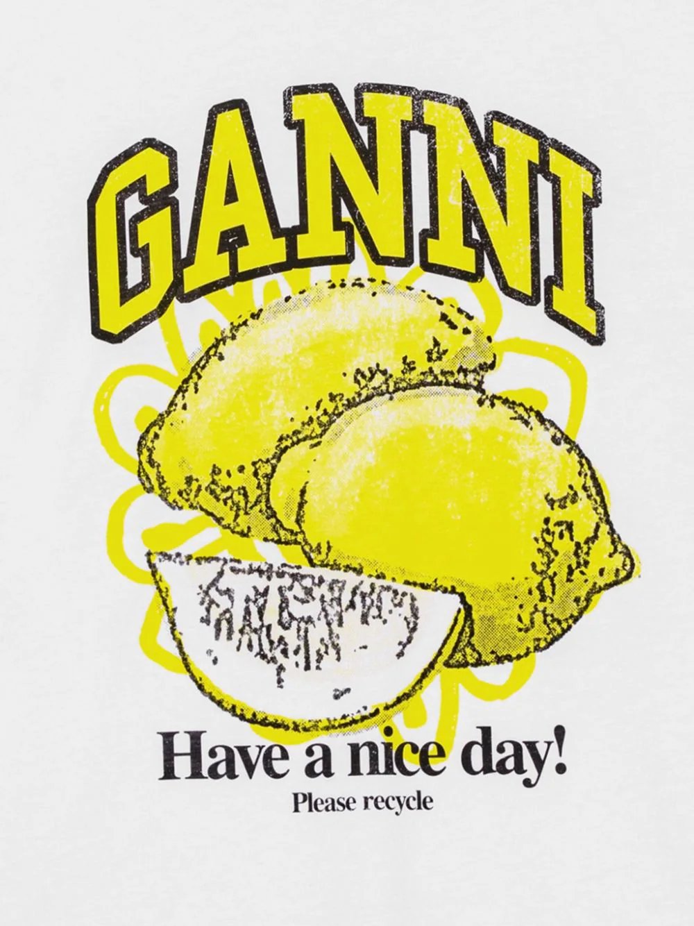 GANNI-Basic-Jersey-Lemon-Relaxed-T-Shirt-White-3