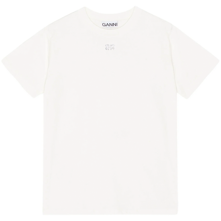 Basic Jersey Rhinestone Relaxed T-Shirt