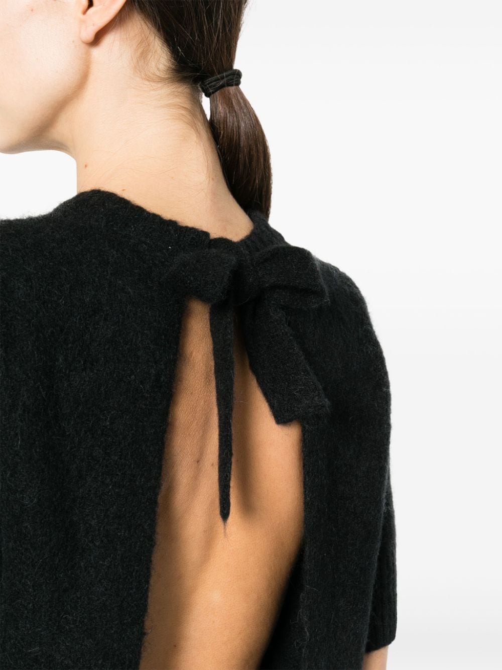 GANNI-Brushed-Alpaca-Open-Back-Top-Black-5