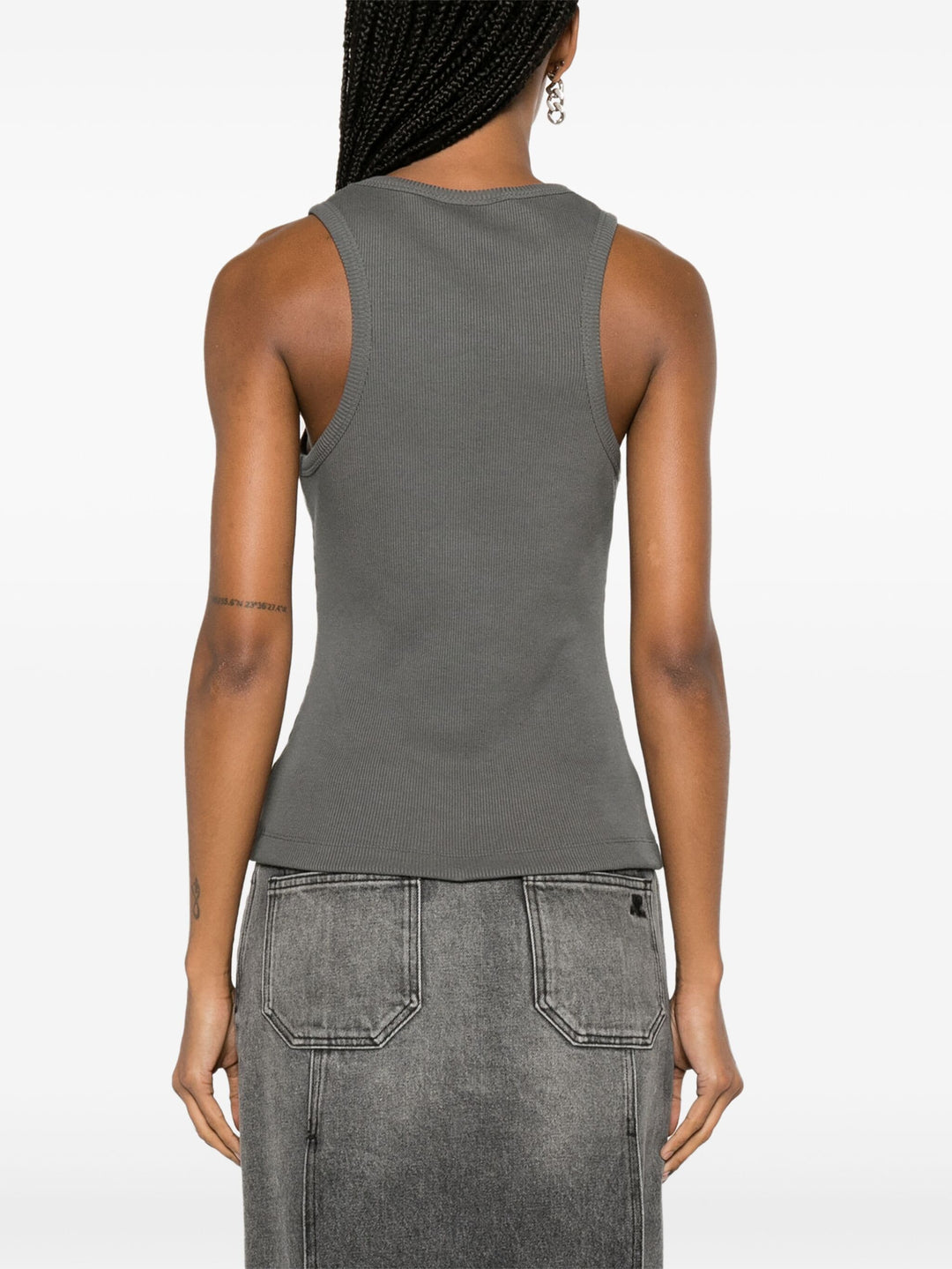 GANNI-Graphic-Rib-Sun-Tank-Top-Grey-3