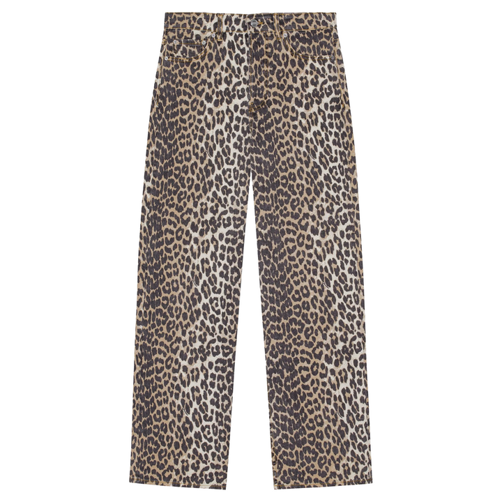 Leopard Printed Izey Jeans