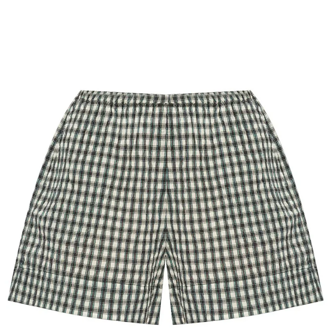 Seersucker Check Elasticated Shorts