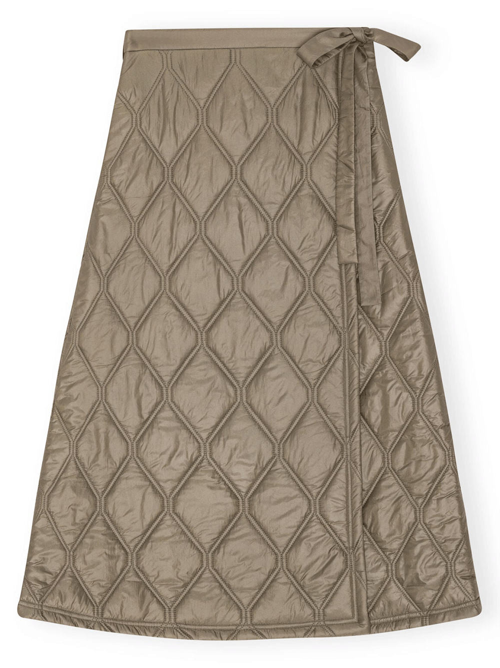 GANNI-Shiny-Quilt-Midi-Skirt-Grey-1