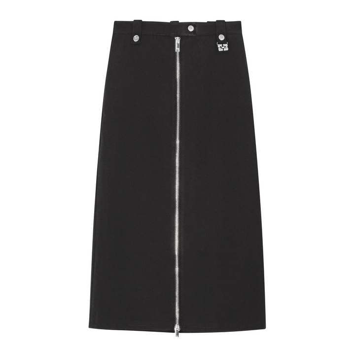 Bonded Crepe Long Skirt