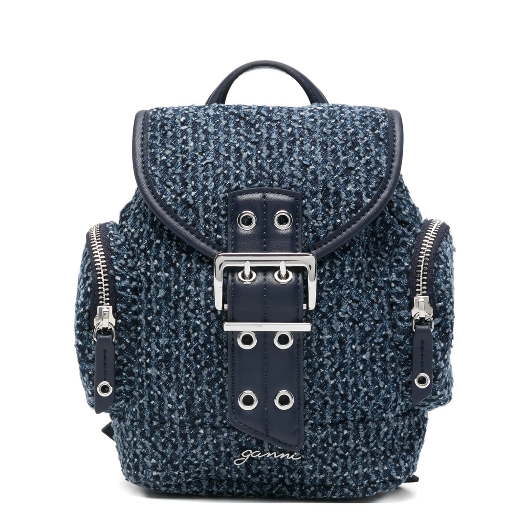 Bucky Backpack Nano Tweed Denim