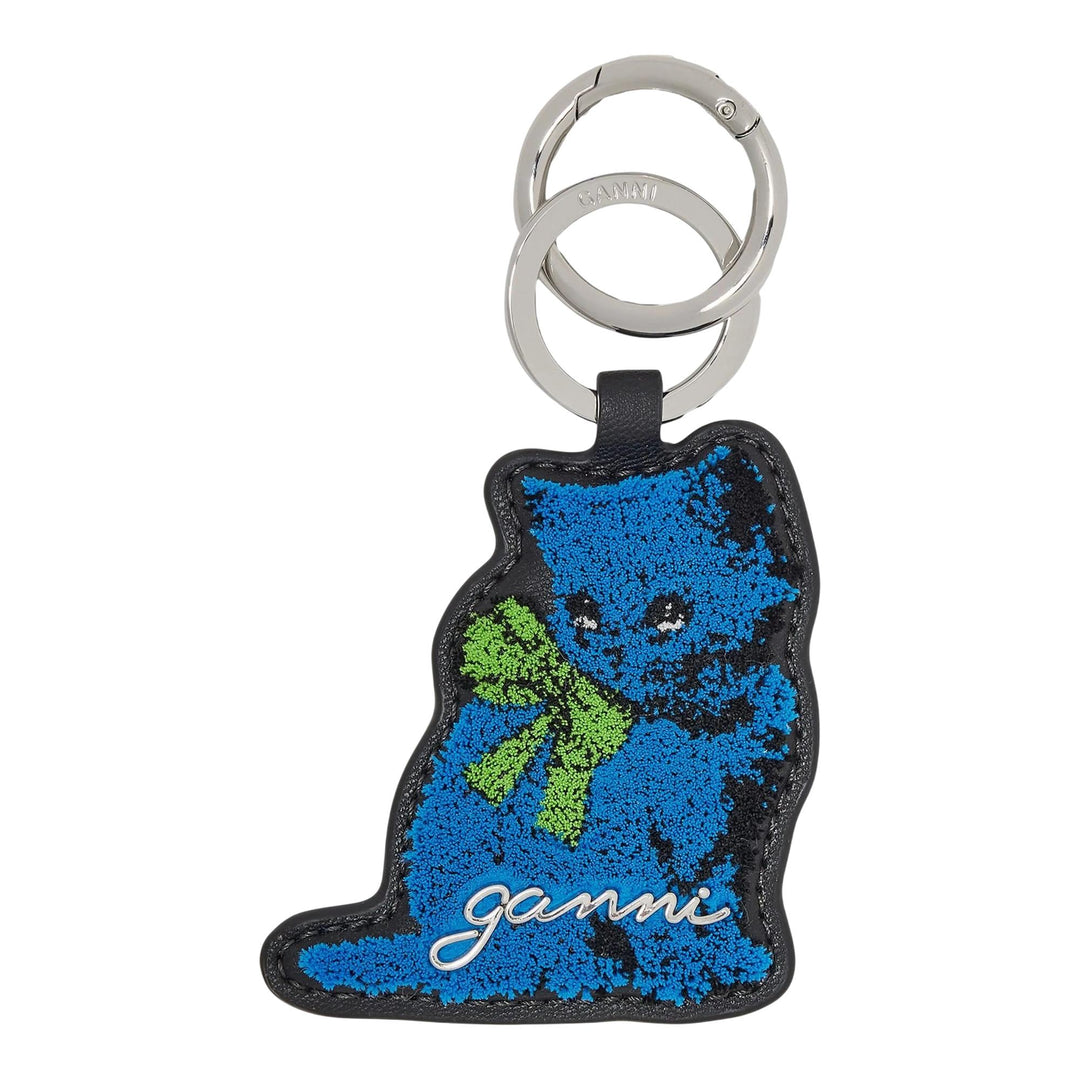 Club21 - GANNI - Cat Keyring - KEYRINGS - Blue