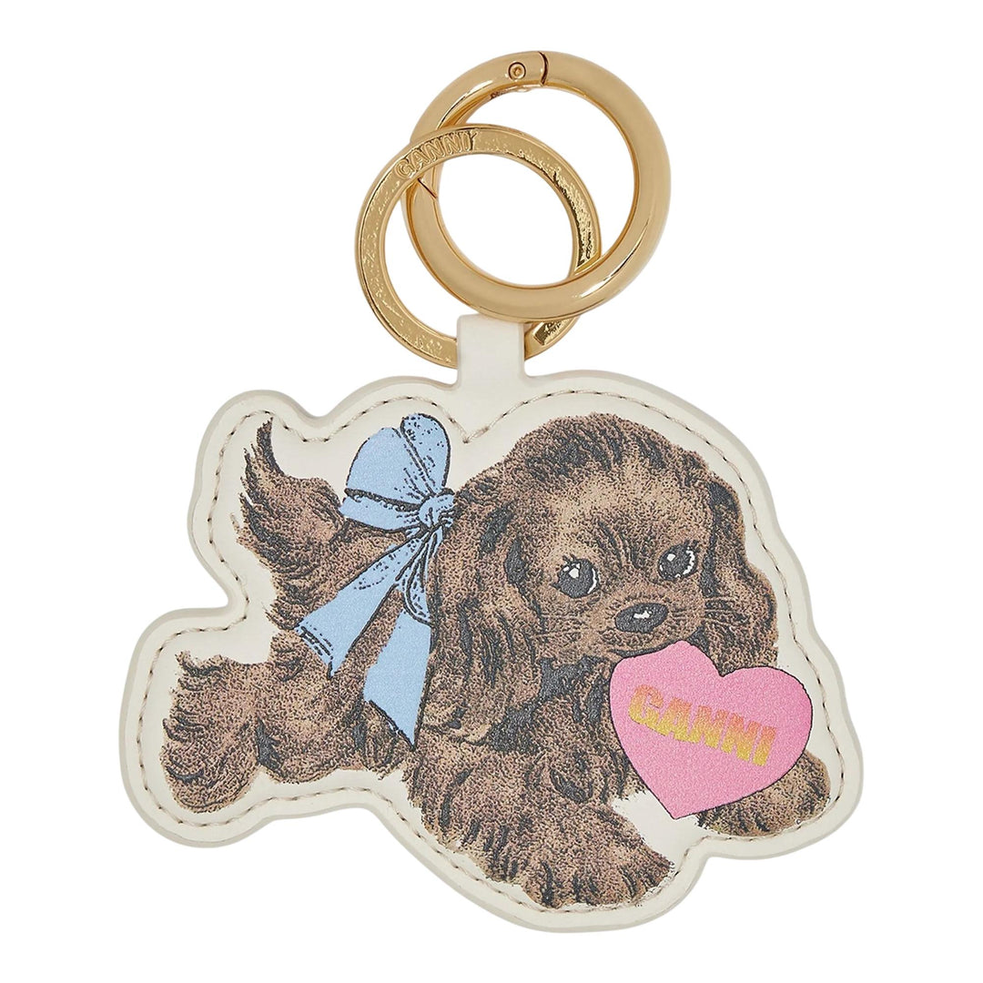 Club21 - GANNI - Dog Keyring - KEYRINGS - Brown