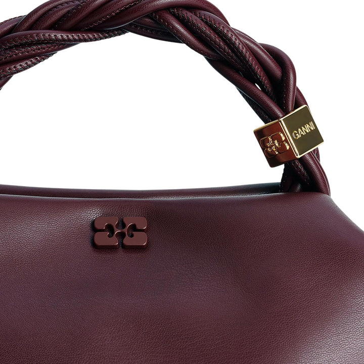 Club21 - GANNI - Ganni Bou Bag Small - HANDBAGS - Burgundy