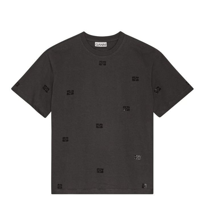 Heavy Cotton Rhinestone T-Shirt