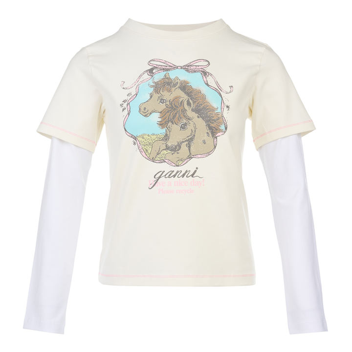 Heavy Stretch Cotton Layered Tee
