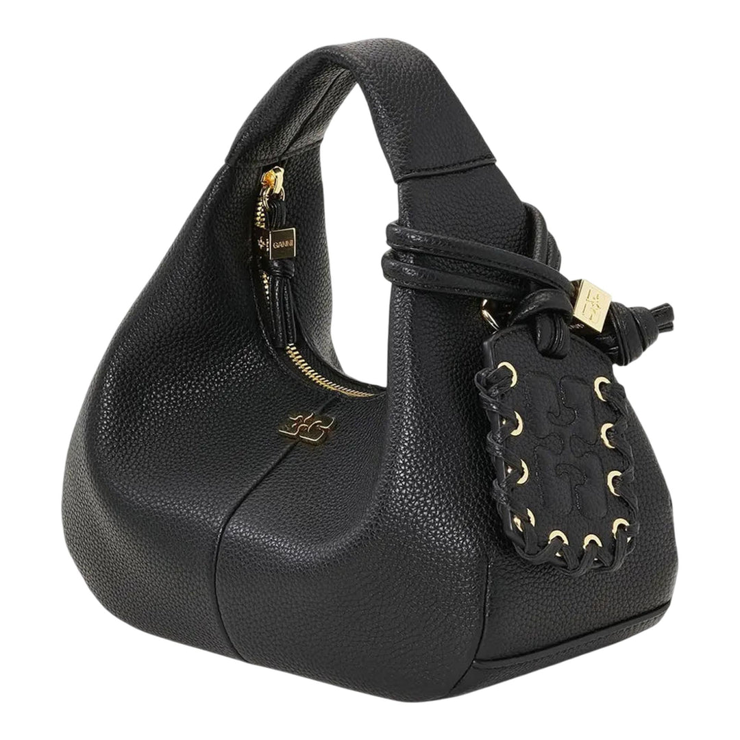 Club21 - GANNI - Hobo Mini Grained - HOBO - Black