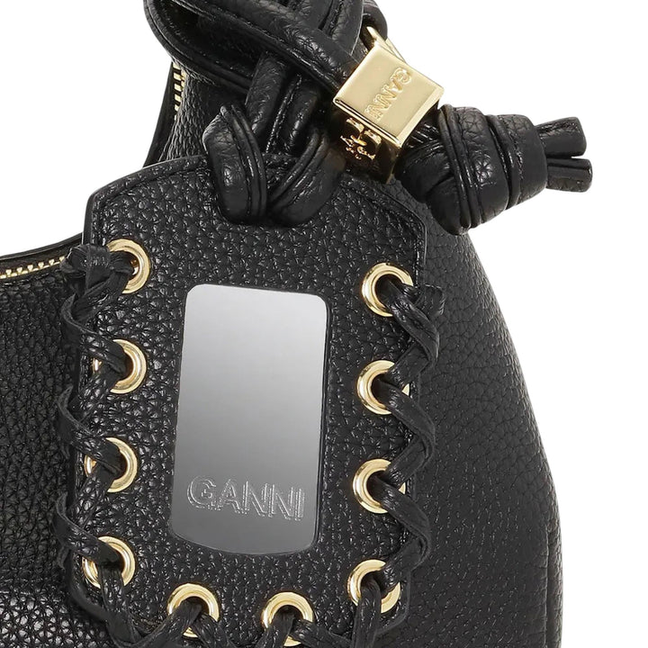 Club21 - GANNI - Hobo Mini Grained - HOBO - Black