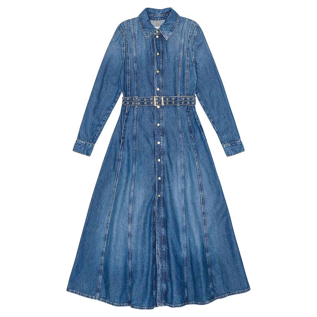 Light Denim Maxi Dress