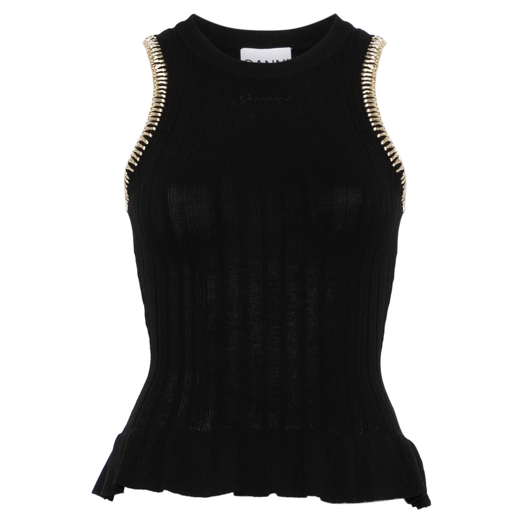 Light Viscose Rib Tank Top