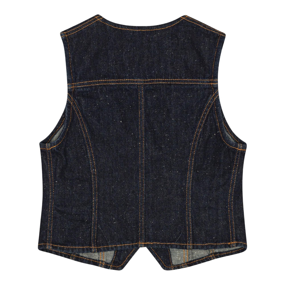 Club21 - GANNI - Neppy Denim Vest - GILETS - Denim