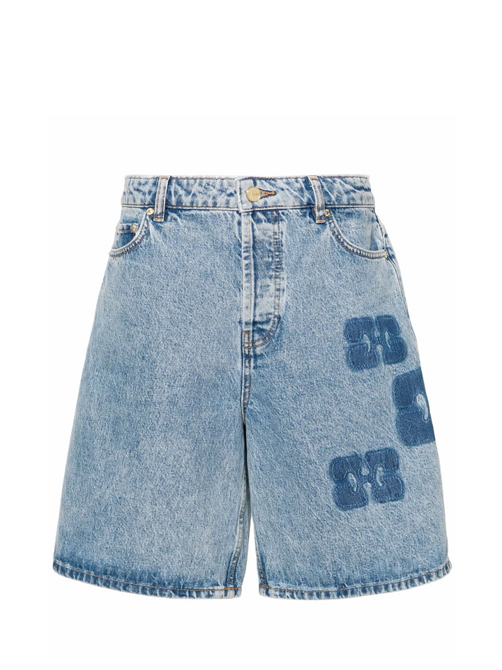 GANNI_PatchDenimShorts-Denim
