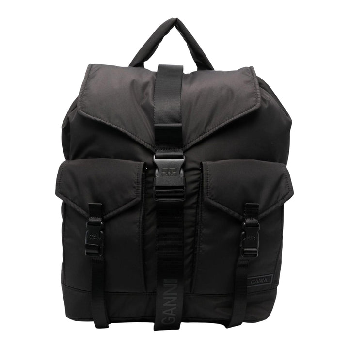 Club21 - GANNI - Recycled Tech Backpack - BACKPACKS - Black