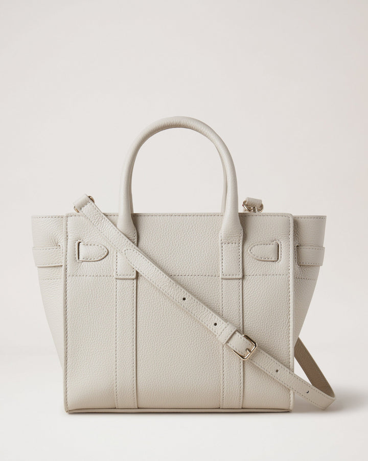 Mini Zipped Bayswater Small Classic Grain (Chalk)