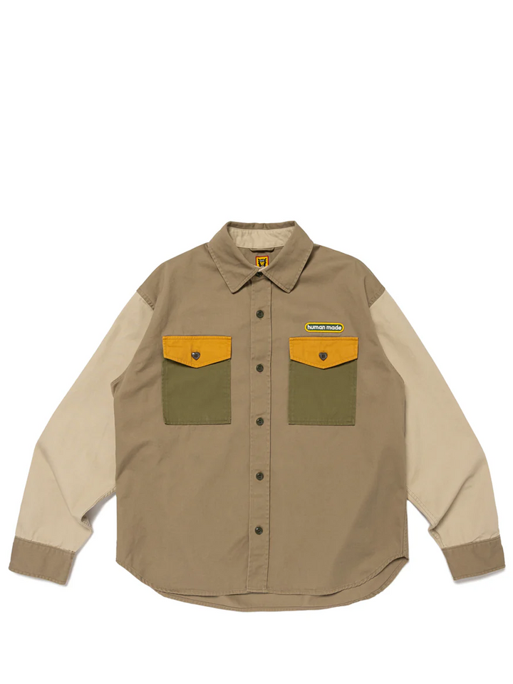 HUMANMADE_CrazyWorkShirt_beige