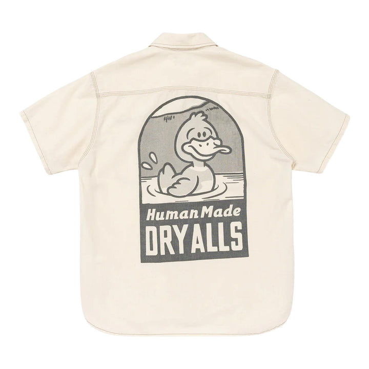 Club21 - HUMAN MADE - Chambray Short Sleeve Shirt - SHIRTS - Beige