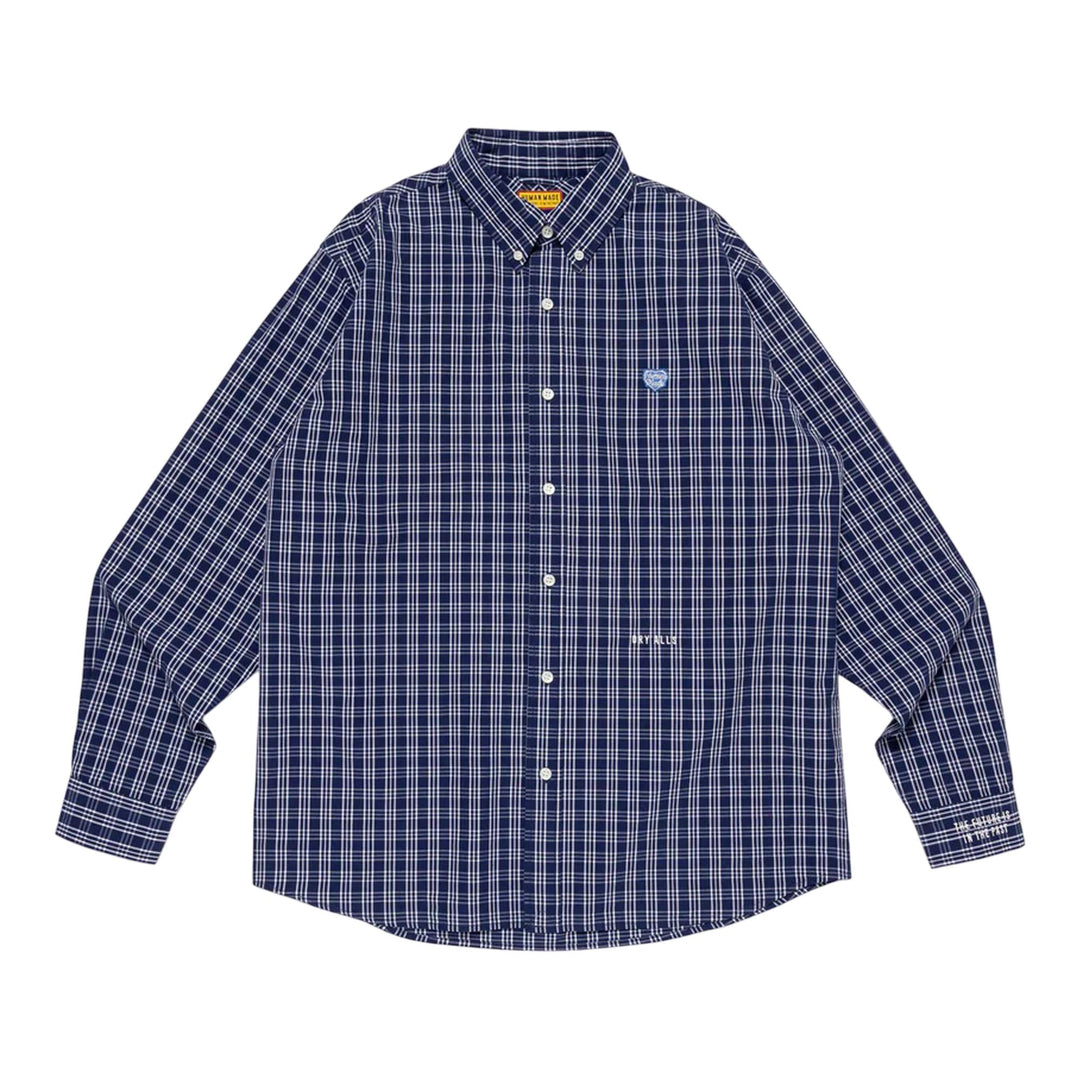 Club21 - HUMAN MADE - Check BD Shirt - SHIRTS - Navy