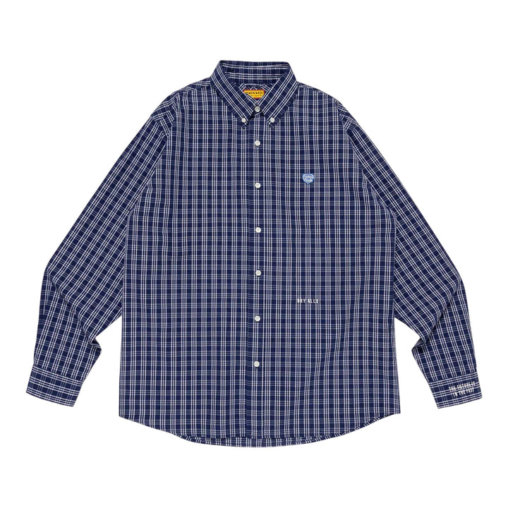 Club21 - HUMAN MADE - Check BD Shirt - SHIRTS - Navy