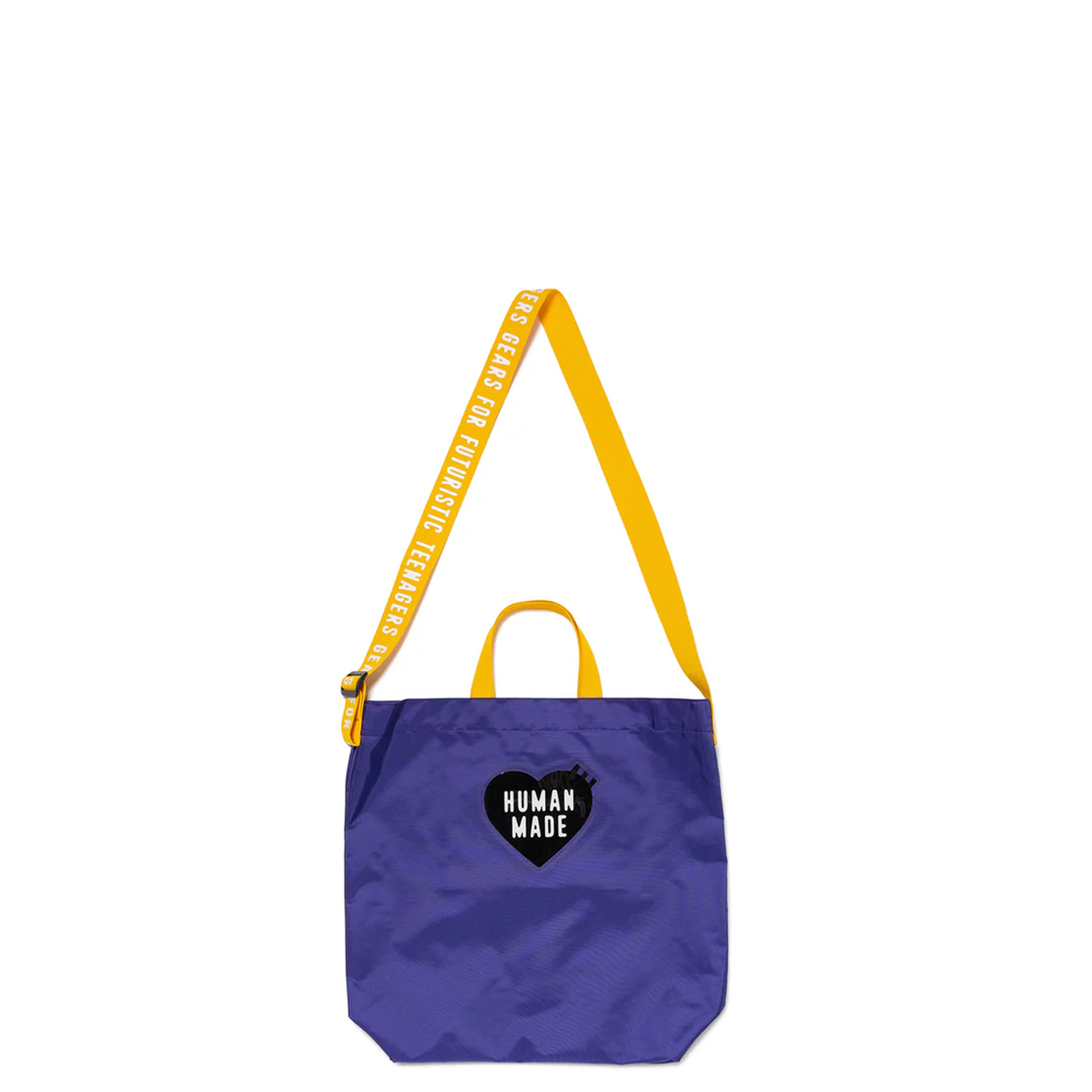 HUMAN_MADE_Shoulder_Tote_Bag_Purple