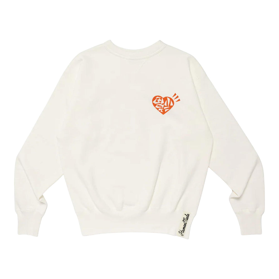 Club21 - HUMAN MADE - Tsuriami Sweatshirt - SWEATSHIRTS - White