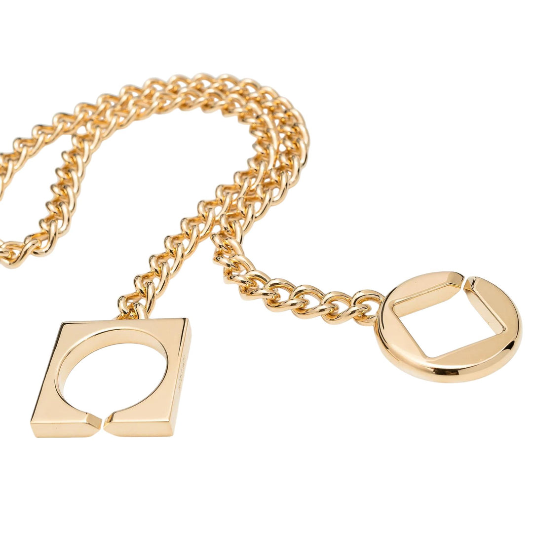 Club21 - JACQUEMUS - Le collier rond carre - NECKLACES - Gold