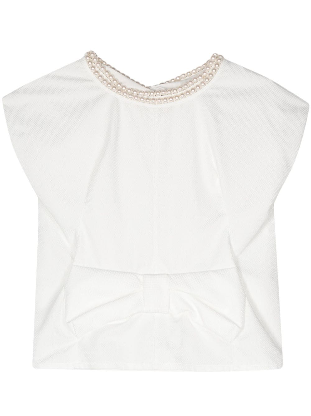 JUNYAWATANABE_PolyesterDobbyTop_White