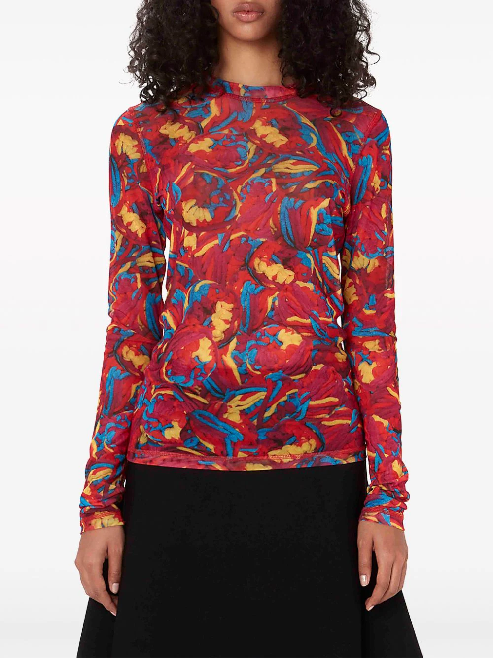 JW-Anderson-Long-Sleeve-Underpinning-Top-Red-3