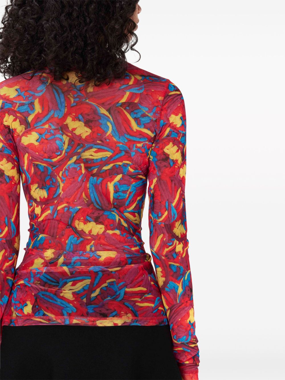 JW-Anderson-Long-Sleeve-Underpinning-Top-Red-5