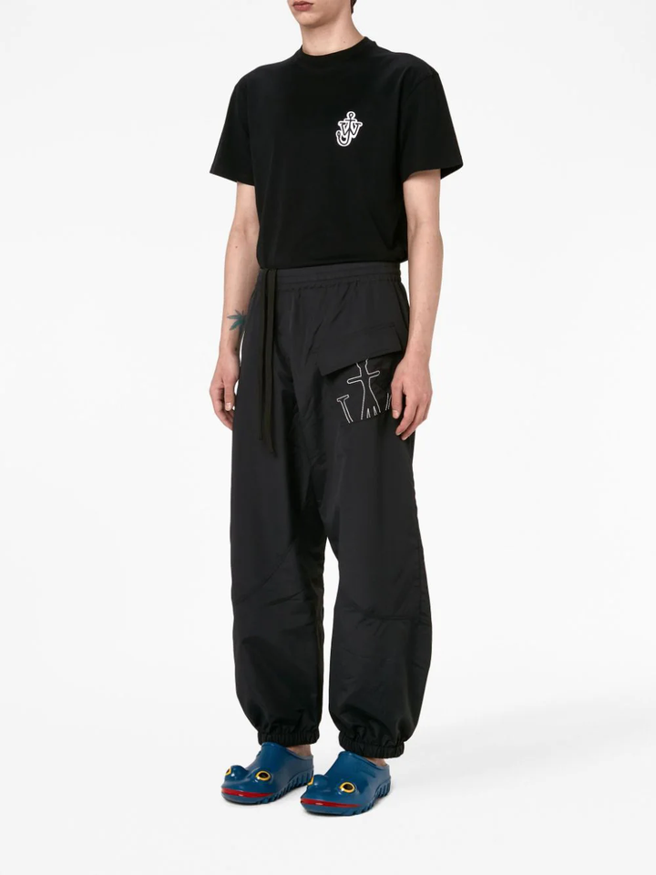 JW Anderson Twisted Joggers Nylon Black 2